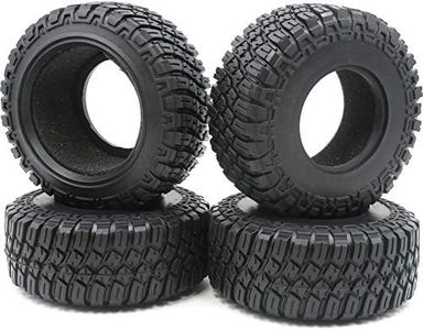 4pcs 1/10 RC 2.2/3.0inch Short Course SC Tires Tyres Height 118mm/4.64inch