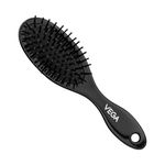 Vega Compact Hair Brush | Pocket Detangling Hair Brush for Women & Men | Travel Size Brush for Smooth, Tangle Frizz-Free Hair | Scalp Massage & Daily Use Grooming, Scalp Massage, Less Breakage|(R3-CB)