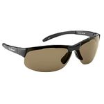 Flying Fisherman Maverick Polarized Sunglasses (Matte Black Frame, Amber Lenses)