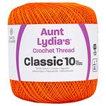 Coats Crochet Classic Crochet Thread, Pumpkin, 1050 Foot