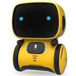 GILOBABY Interactive Smart Robot Toys, Intelligent Robot Toys for Kids, Children Girls & Boys Robotic Toys 3 Years Old Up, Voice Control & Touch Sense, Dance & Sing & Walk, Recorder & Speak Like You