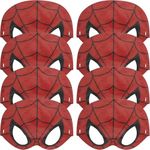 Spiderman Party Masks, 8ct