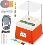 NEWTRY 3-in-1 Stained Glass Grinder, Portable Mini Grinder Machine for Curves & Angles Grinding & Drilling, Stained Glass Kit for Ceramic Polishing, Mosaics Arts & Decoration