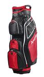 Axglo Golf Bag - Golf Bag - Golf Cart Bag - Lightweight- Easy to Carry- 15 Full Length dividers - Ample Storage -Golf Equipment (Red/Black)