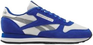 Reebok Unisex Classic Leather Trainers, Boundless Blue Chalk Grey 3, 39 EU