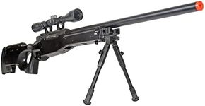 bbtac bt59 airsoft sniper rifle bolt action type 96 airsoft gun with 3x rifle scope and aluminum bipod(Airsoft Gun)