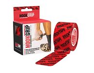 RockTape HookGrip 2-Inch Thumb Protection Kinesiology Tape for Weightlifting- Enhanced Grip & Thumb Protection for High-Volume Barbell Lifts - Red