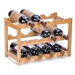 PADFURN Bamboo Wine Rack, Natural B