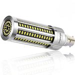 54W Super Bright Corn LED Light Bulb Fanless(400 Watt Equivalent) - B22 Bayonet Cap LED Lamp 6000K Daylight 6,500 Lumens for Residential and Commercial Ceiling Lighting