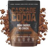 Cascade Cocoa - Nootropic Coffee Alternative | Caffeinated Hot Chocolate | Sustained Energy & Focus Without The Mid-Day Crash | 150mg Natural Caffeine | Lion's Mane + MCT OIL + L-Theanine + B Vitamins + More | One Tree Planted For Every Package Sold