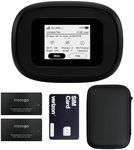 Verizon Wireless Jetpack Inseego MiFi M1000 | Unlocked Device | 5G Mobile WiFi Hotspot | LTE Cat20 Up to 2,4 Gbps | Usage Up to 12 Hours | Portable Travel Router | EVDO-LINK Bundle - Verizon Sim Card