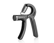 UFANME Hand Grip Strengthener, Grip Strength Trainer, 22-132 Lbs Adjustable Resistance Forearm Exerciser Workout for Rehabilitation Athletes Climbers Musicians