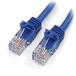 StarTech.com Cat5e Ethernet Cable50 ft - Blue - Patch Cable - Snagless Cat5e Cable - Long Network Cable - Ethernet Cord - Cat 5e Cable - 50ft