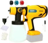Rueqior Cordless Paint Sprayer for DEWALT 20V Max Battery, Paint Sprayers for Home Interior Airless Electric HVLP, for Furniture, Walls, Cabinets, Fences, Doors, etc.(Battery NOT Included)