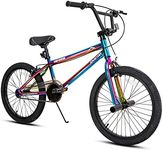 JOYSTAR Gemsbok 20 Inch Kids Bike Freestyle BMX Style for 7-13 Boys Girls Bikes 20 in Wheels Children Kids' Bicycles Dual Hand Brakes Steel Frame Oil Slick