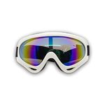 AUTOPOWERZ Goggles for bike rider (White Rainbow Goggle)