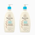 Aveeno Baby Baby Wash & Shampoo - Lightly Scented - 18 oz - 2 pk