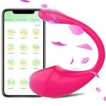 Pelvic Floor Trainer with App Remote Control 360° Flexible Silicone Waterproof Mute Gift - Rose Red