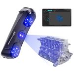 Creality Sermoon S1 3D Scanner, 1+7+34 Blue Light Handheld Scanner with 0.02 mm Accuracy, Anti-Shake Tracking Suitable for Engineering Projects, up to 90FPS Scan Speed