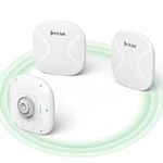 3 Pack Wireless Bridge Outdoor 2.4GHz&5.8GHz, ULNA Point to 2 Point Wireless Bridge Outdoor CPE802T,1000Mbps LAN Port, 3.1Miles Long Range WiFi Bridge Extend Internet to Barn Farm Office Outbuildings