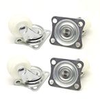 INVENTO 4pcs Universal Caster Wheel Trolley Cart 25mm (1 inch) Dia 360° Rotation Swivel Caster Wheel For robot smart car bo motor