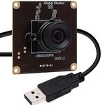 SVPRO Global Shutter USB Camera Module 90fps High Speed Webcam Board 1920x1200 Machine Vision USB2.0 UVC Slow Motion Board Camera for Glof Swing