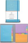 Panda Planner Light Blue Undated Strengths Daily Planner and Original Color Sticky Note Bundle