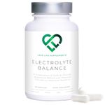 Electrolyte Balance Capsules - Sugar Free Electrolytes Tablets - 30 Servings - High Strength 1000mg Sodium Chloride, Magnesium & Potassium for Maximum Hydration - Zero Fillers - LL Supplements