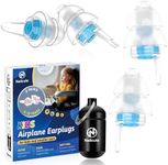 Kids Earplugs – Pressure Relief & Preventing Ear Pain Airplane Travel Ear Plugs, Reusable Noise Sensitivity Ear Plugs for Home, School, Playtime & Beyond | Comfy, 25dB Noise Reduction(6-12yrs)
