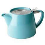 Forlife Stump Teapot Turquoise -0.4Ltr