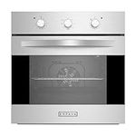 Empava 24" Tempered Glass Electric Built-in Single Wall Oven 2800W 220V - Stainless Steel