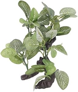 2Pcs Plantas Artificiales de Acuario, Plantas Artificiales de Acuarios de Seda Sintética Realistas, Decoraciones de Plantas de Paisajismo Artificiales para Tanques de Peces, Acuarios