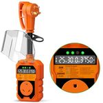 POWGRN 26000J 30 Amp RV Surge Protector, LED Display, Real-Time Circuit Analyzer, Voltage and Temperature Protection, Caravan Adapter Plug