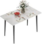 FATIVO Kitchen Dining Table Marble 