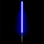 Duel Light Saber - Metal Aluminum Hilt Force FX Lightsaber with 6 Sound Fonts LED Rechargeable Light Sabers for Adults and Kids (Black)