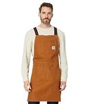 Carhartt mens Firm Duck Apron, Carhartt Brown, OFA