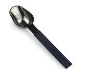 Barista & Co Coffee Measuring Scoop - Stainless Steel Coffee Scoop Spoon with Non-Slip Handle for Ground Coffee, Loose Leaf Tea, Spice etc. - Black Coffee Spoon with 6ml and 15ml Measuring Marks