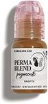 Perma Blend - Brigitte - Microblading Ink for Permanent Eyeliner - Professional Tattoo Ink - Blonde Tattoo Ink Makeup - Vegan (0.5 oz)