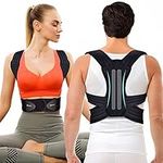 Mercase Posture Corrector for Men and Women,Comfortable Adjustable Support Back Brace Providing Pain Relief for Neck, Back, Shoulders,Posture Brace (38" - 50"Waist XL)