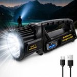 1300000 Lumens Spotlight, Rechargea