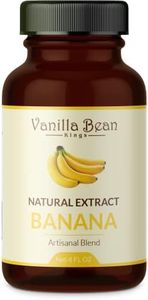 Natural Banana Extract for Baking and Flavoring - 4 OZ - Premium Quality Natural Flavors for Baked Goods, Desserts, & Cooking