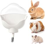 Guinea Pig Water Bottle No Drip - 17oz Rabbit Water Dispenser for Cage Crate Flat Back Design for Syrian Dwarf Hamster Bunny Gerbils Small Pet