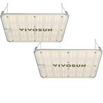 VIVOSUN 2-Pack VS1000E LED Grow Light, 2 x 2 Ft. LED Plant Light with Samsung Diodes and Sunlike Full Spectrum for Indoor Plants, Seedlings, Vegetables, and Flowers
