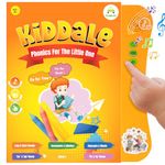 Kiddale Ebook on English Phonics Learning|Interactive Musical Electronic Magical Sound Book|Gift for 3,4,5 Year Kids|Smart, Intelligent, Speaking, Talking, E Learning Activity Book with Audio Stories