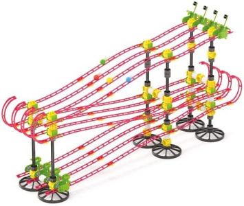 Quercetti - Marble League - The Official Jelle's Marble Runs Marble Racing Set, Includes 228 Total Pieces and 12 Meters of Track, Features 4 Teams, for Ages 6 Years +
