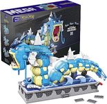 MEGA Pokémon Building Toys for Adults, Motion Gyarados with 2186 Pieces, Moving Mouth and Tail, Gift Idea for Collectors