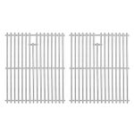 BBQSAVIOR SG57 BBQ Grates for Broil King Signet 20, 70, 90, 320 (2007 and Newer), Broil Mate, Huntington Replacement Parts 18652 Stainless Steel Cooking Grates Grids 15 inch x 12 3/4 inch, 2-Pack