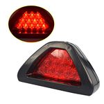 Auto Hub 12 LED Brake Light with Flash Mode,Strobe Warning Tail Light for Cars, Two Wheelers