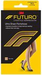 Futuro Energizing Women's Mild French Cut Lace Panty Ultra Sheer Pantyhose Size Plus Nude - 1 Pair, Pack of 4