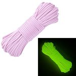 Glow in The Dark Zesty 550lb Paracord – 21 Strand Luminous Parachute Cord for Nighttime Outdoor Utility